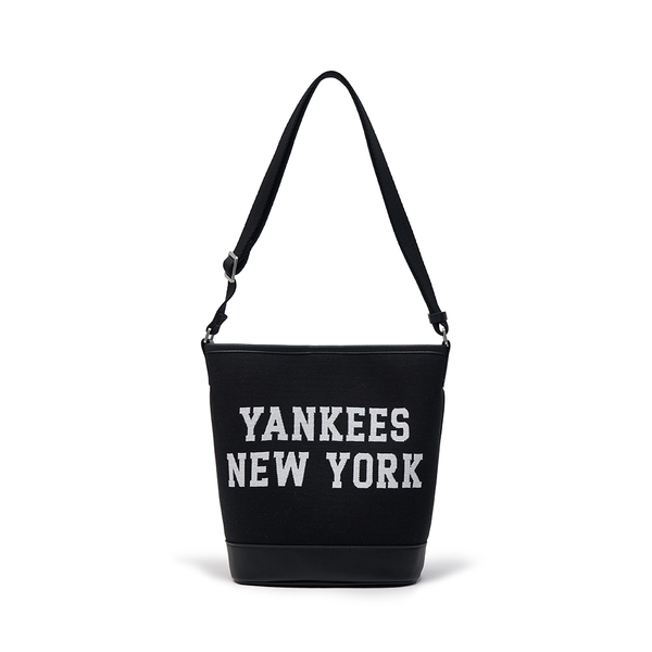 Túi MLB Korea - Varsity Jacquard Bucket Bag NY Yankees Black - 3ABMS024N-50BKS