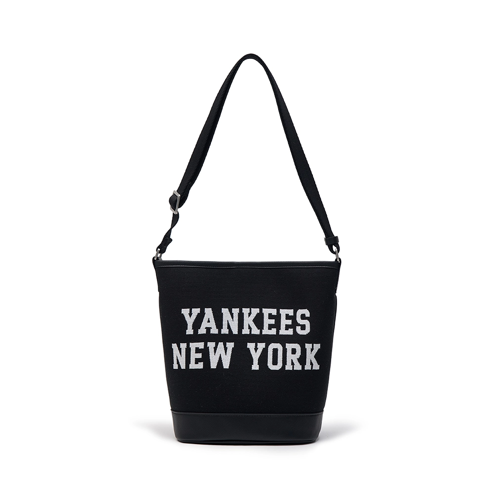  Túi MLB Korea - Varsity Jacquard Bucket Bag NY Yankees Black - 3ABMS024N-50BKS 