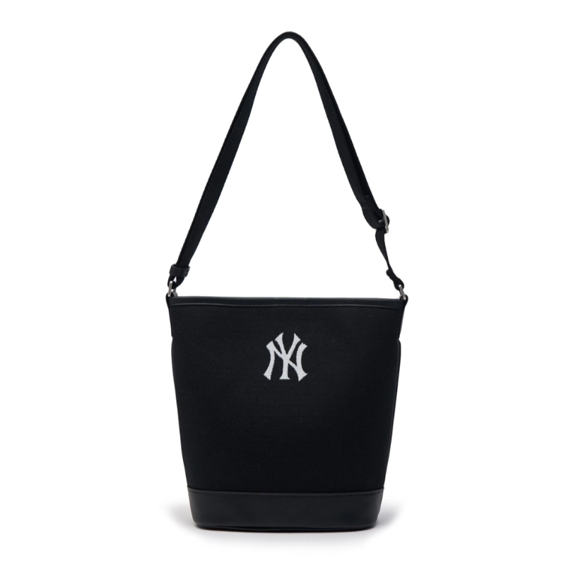  Túi MLB Korea - Varsity Jacquard Bucket Bag NY Yankees Black - 3ABMS024N-50BKS 