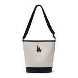  Túi MLB Korea - Varsity Jacquard Bucket Bag LA Dodgers Cream - 3ABMS024N-07CRM 