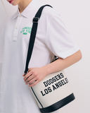  Túi MLB Korea - Varsity Jacquard Bucket Bag LA Dodgers Cream - 3ABMS024N-07CRM 