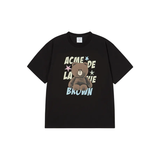  Áo thun ADLV - Acmé de la vie Line Friends Brown Star Black 