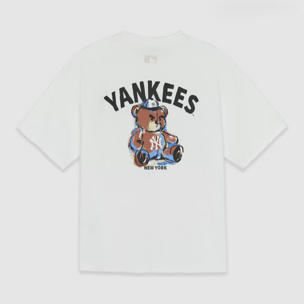 Áo thun MLB - [Unisex] NY Yankees Oversized Mega Bear Back Graphic - 3ATSE0263-50WHS