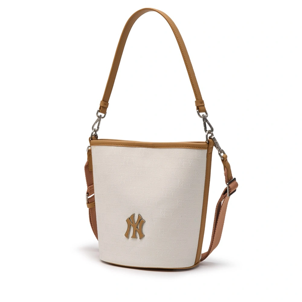 Túi Xách MLB - Monogram Jacquard Bucket Bag New York Yankees - 3ABML024N-50CRD