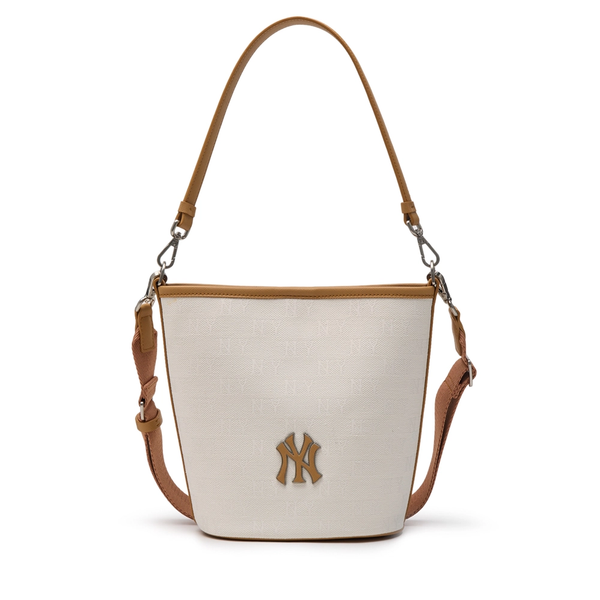 Túi Xách MLB - Monogram Jacquard Bucket Bag New York Yankees - 3ABML024N-50CRD