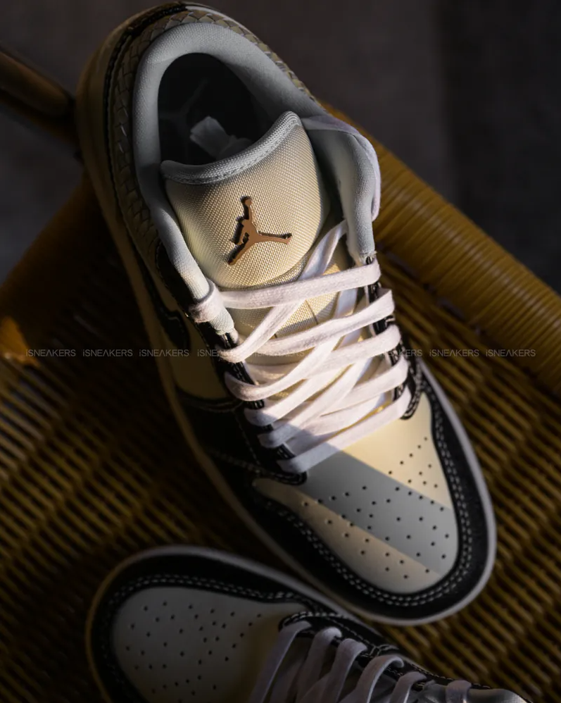  Giày Nike - Air Jordan 1 Low SE Coconut Milk Black HQ3437-101 
