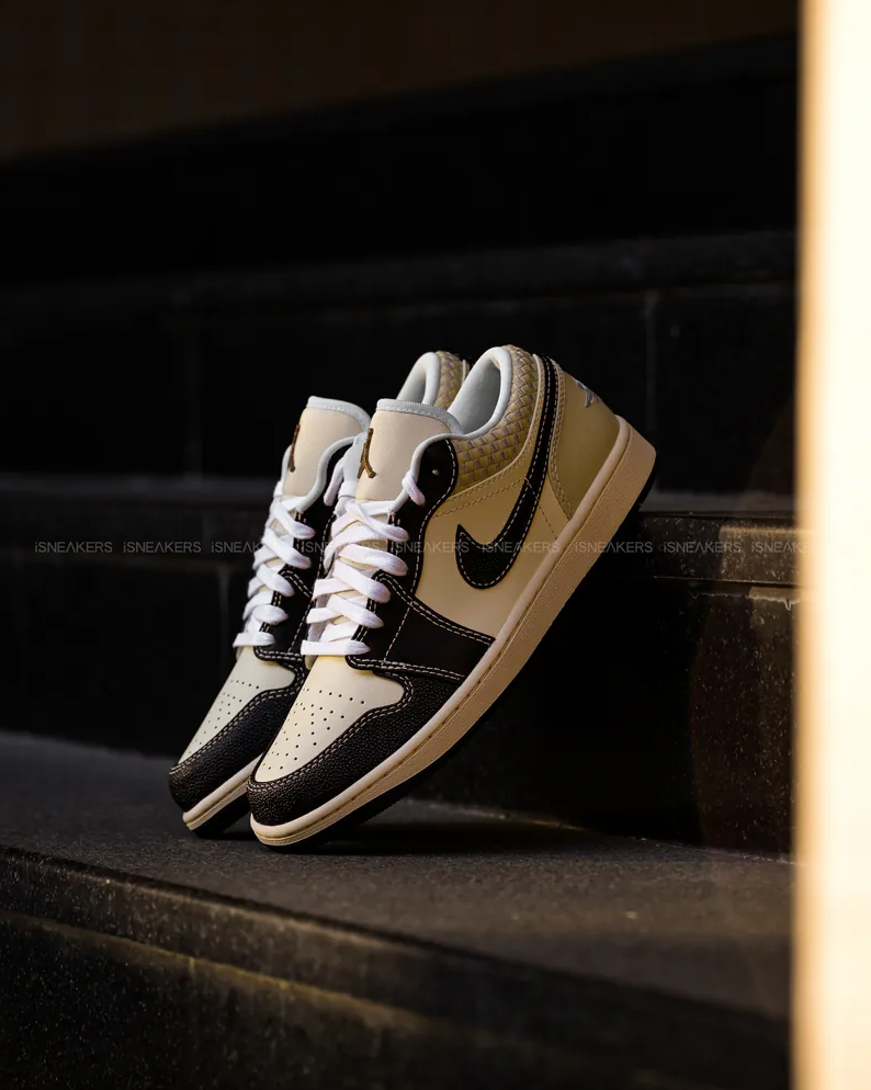  Giày Nike - Air Jordan 1 Low SE Coconut Milk Black HQ3437-101 