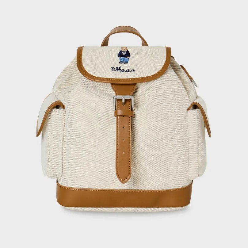  Balo Whoau Korea - Steve Canvas Backpack WHBGG2221A 