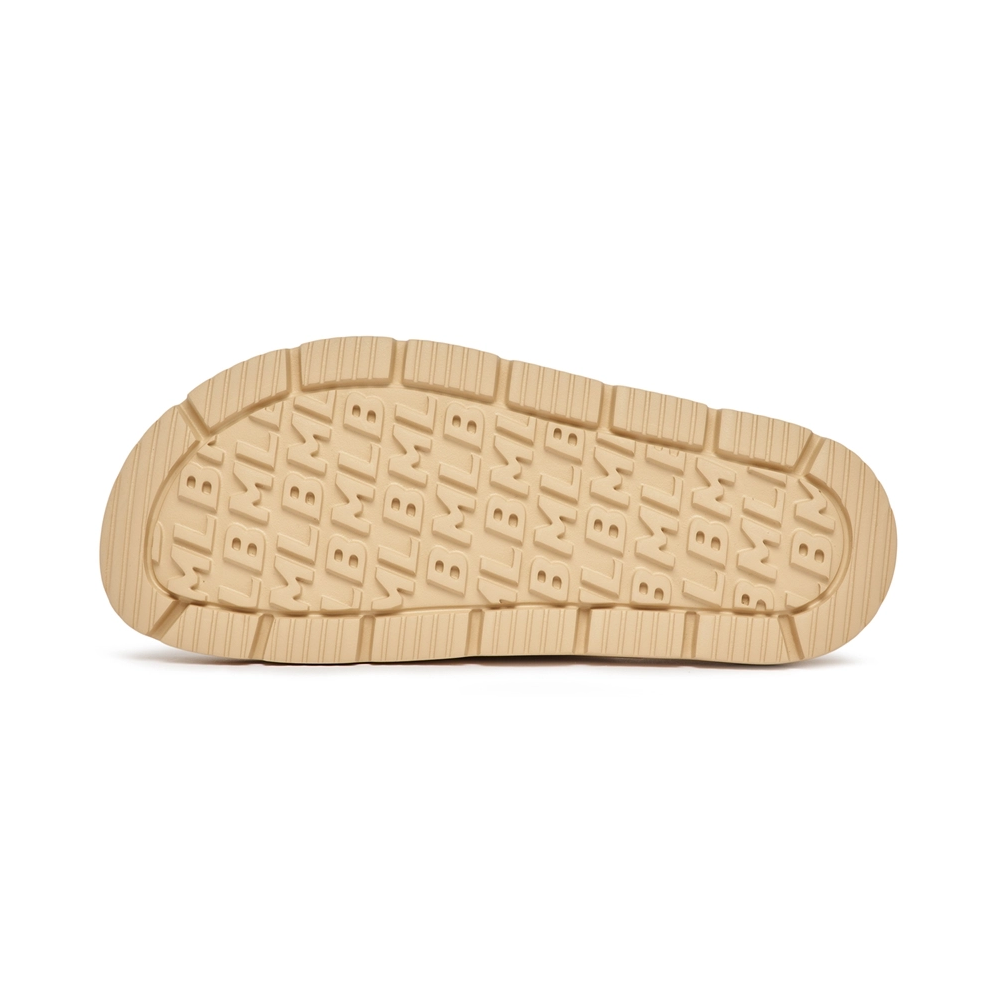  Dép MLB Chunky Bouncer Two Strap LA Dodgers Sand - 3ALPCBT33-50SAL 