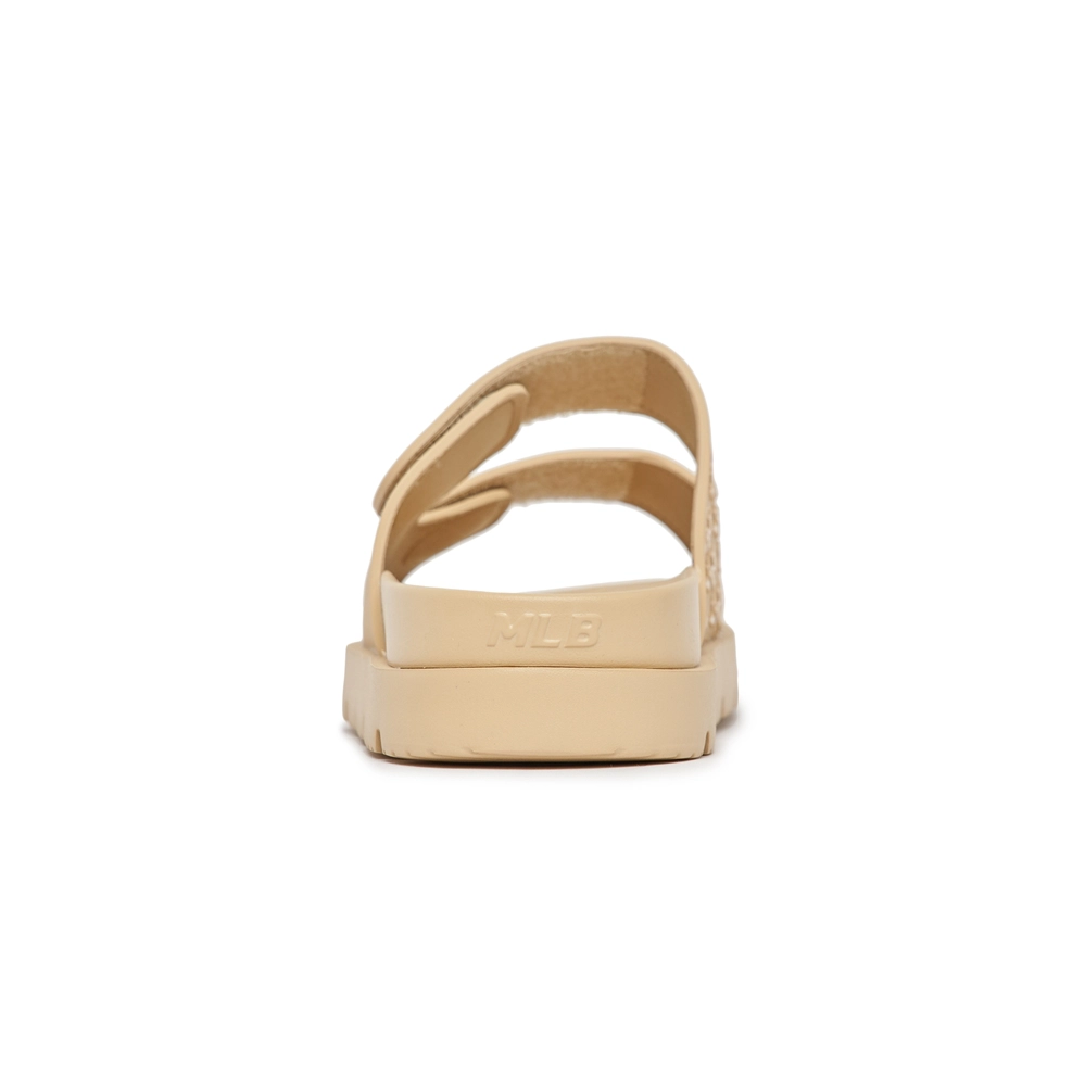  Dép MLB Chunky Bouncer Two Strap LA Dodgers Sand - 3ALPCBT33-50SAL 