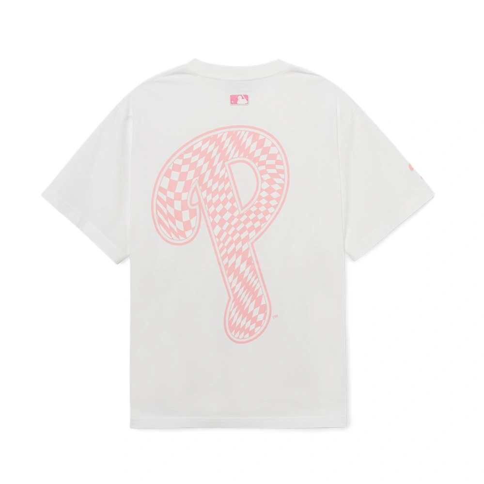  Áo thun MLB Checkerboard Clipping Logo - 3ATSO0233 