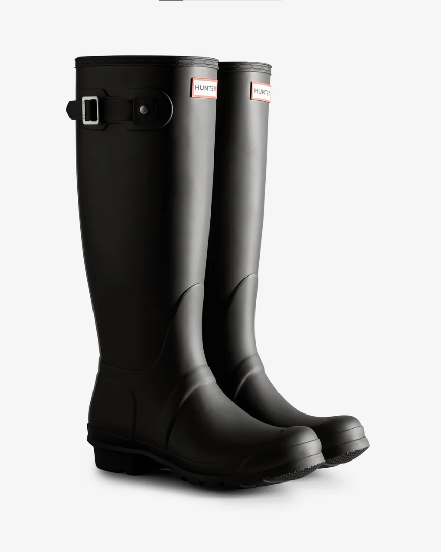 Giày Boots Hunter - Women's Tri-colour Logo Backstrap Tall Wellington 
