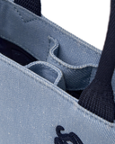  Túi Phone MLB Varsity Cursive Denim Mini Crossbody NY - 3ACRS104N-50INS 