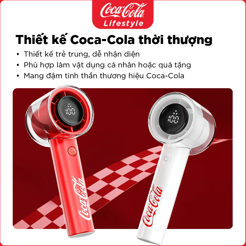  Quạt Mini Cầm Tay Coca Cola Lifestyle 