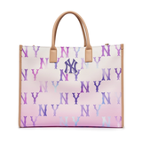  Túi MLB Korea - Gardient Mono Coated Canvas Large Tote NY Yankees - 3AORL0233-50VOS 
