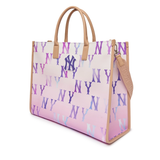  Túi MLB Korea - Gardient Mono Coated Canvas Large Tote NY Yankees - 3AORL0233-50VOS 
