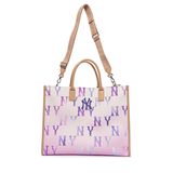  Túi MLB Korea - Gardient Mono Coated Canvas Large Tote NY Yankees - 3AORL0233-50VOS 