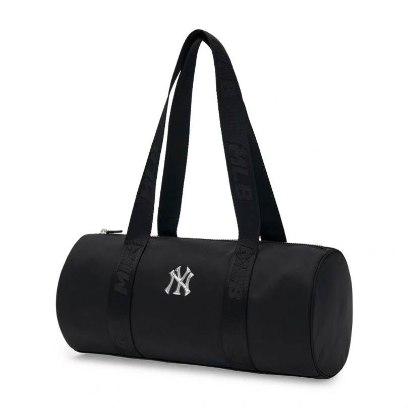  Túi Trống MLB Korea Nylon Sportive Round Shoulder Bag NY Yankees Black - 3ABQL024N-50BKS 