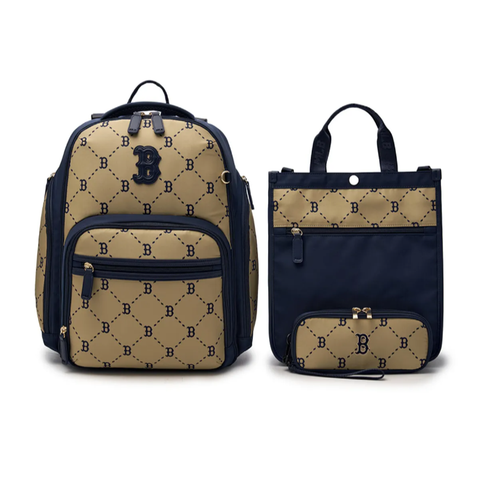 Set Balo MLB Korea Jacquard Monogram - 7ABKMD35N-43NYS