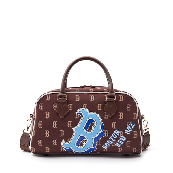  Túi Trống MLB Korea Monotive Crossbody Boston Brown - 7ACRMT13N-43BRD 