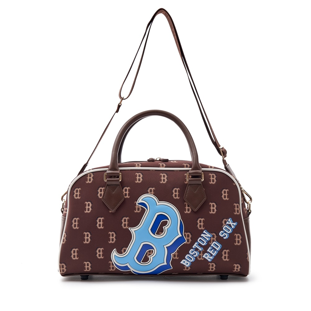  Túi Trống MLB Korea Monotive Crossbody Boston Brown - 7ACRMT13N-43BRD 