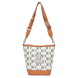  Túi Xách MLB - Big Classic Monogram JQD Bucket NY - 3ABML023N-50CRS 