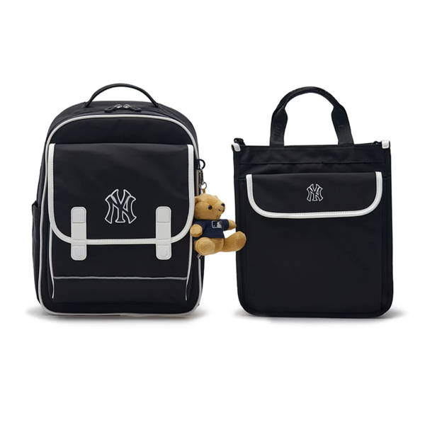 Set Balo MLB Korea - Moonshot Backpack NY Black - 7ABKB014N-50BKS