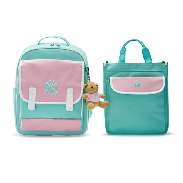 Set Balo MLB Korea - Moonshot Backpack NY L.Mint - 7ABKB014N-50MTL