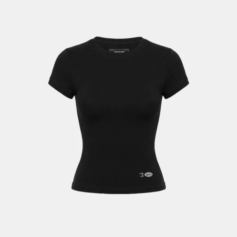  Áo Thun [Nữ] Badblood - BS Cotton Jersey Fitted 
