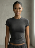  Áo Thun [Nữ] Badblood - BS Cotton Jersey Fitted 