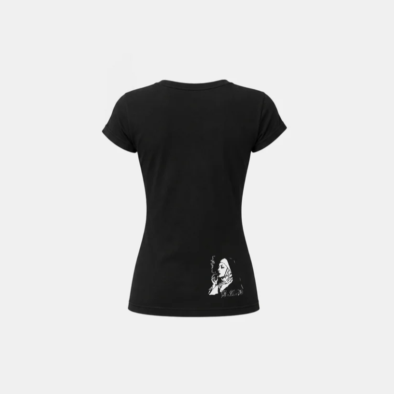  Áo Thun [Nữ] Badblood - Dark Classic 2 Crewneck 1/2 T-shirt 
