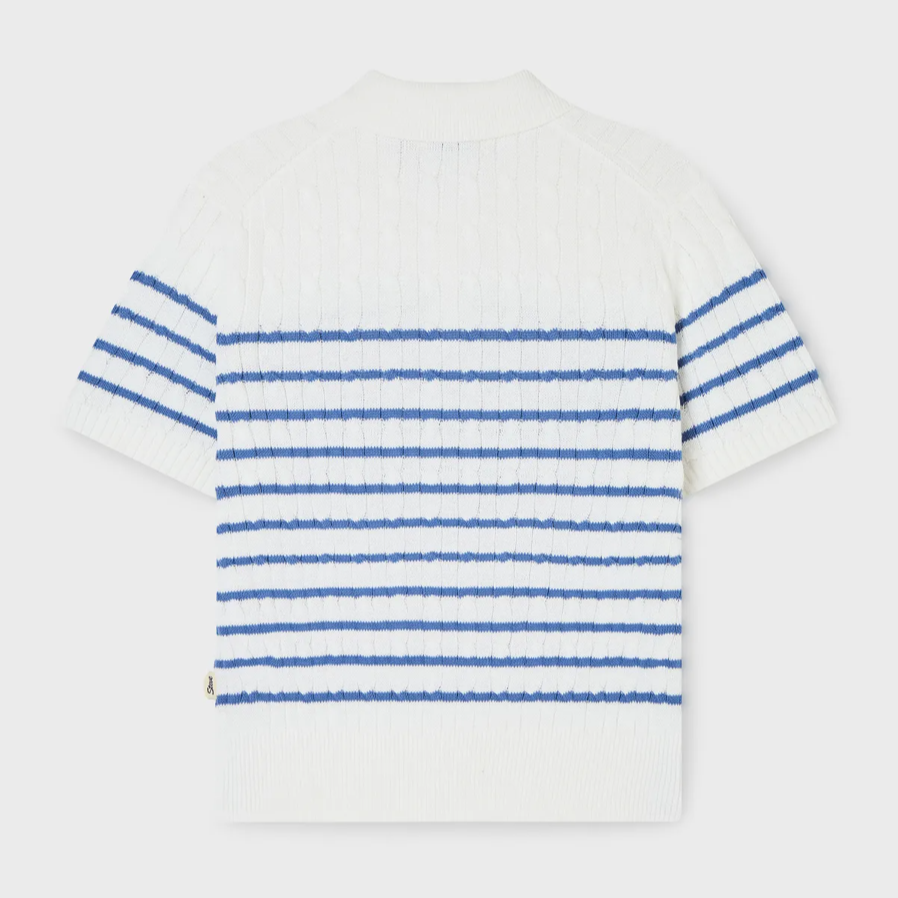  Áo Len WHOAU [Nữ] - Steve Collar Cable Sweater - WHKAG2423F 