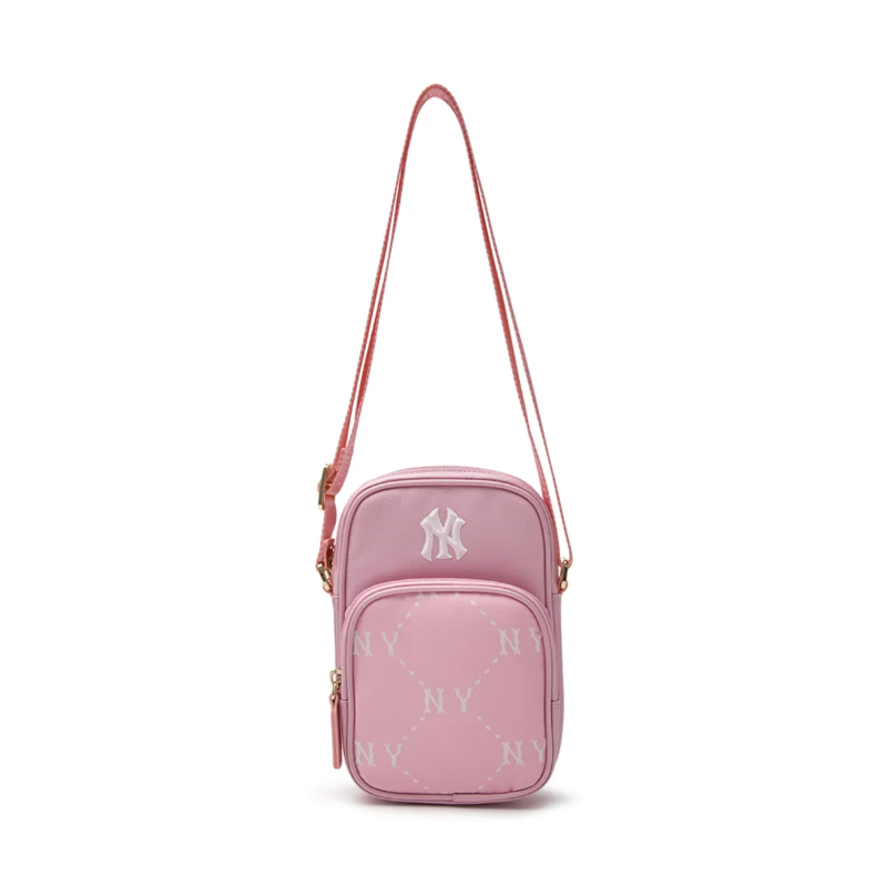  Túi Phone MLB Diamond Monogram Mini Crossbody Bag NY - 7ACRMD25N 