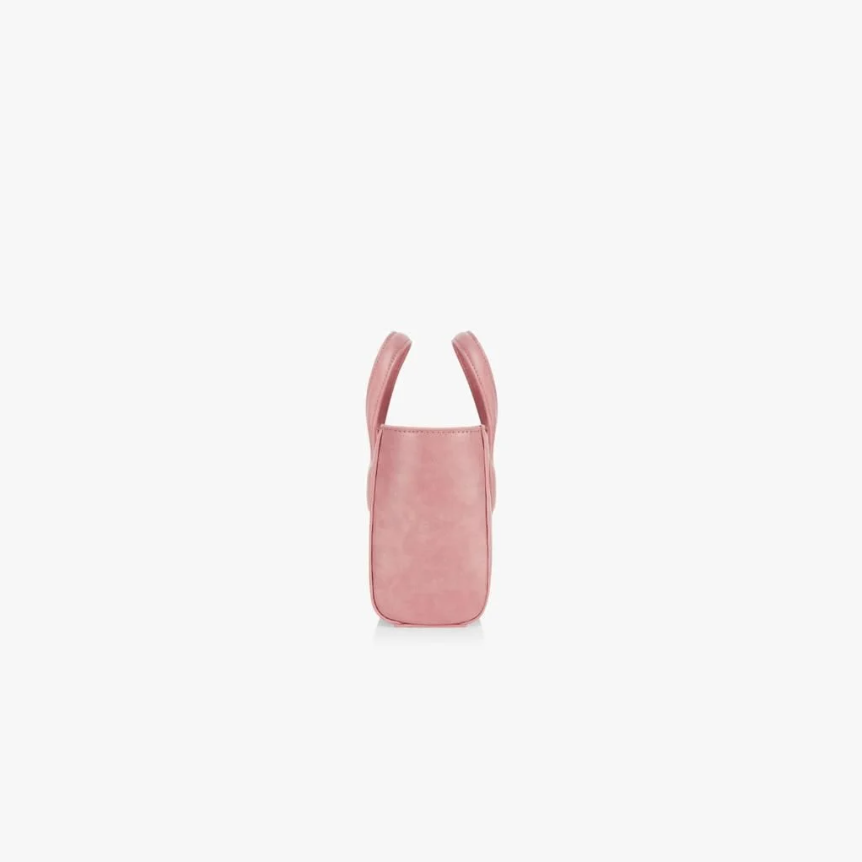 Túi Xách FindKapoor Korea - Heart Tote Bag 18 Crinkled - Pink 