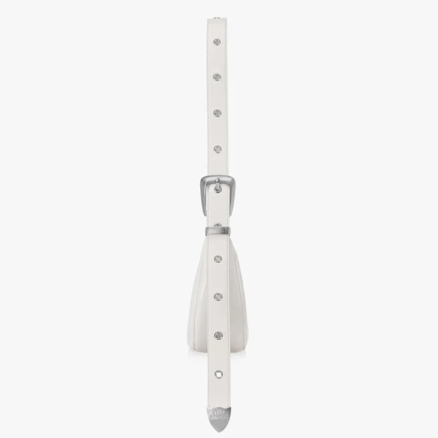  Túi Xách FindKapoor Korea - Belty Bag 25 Crinkled - White 