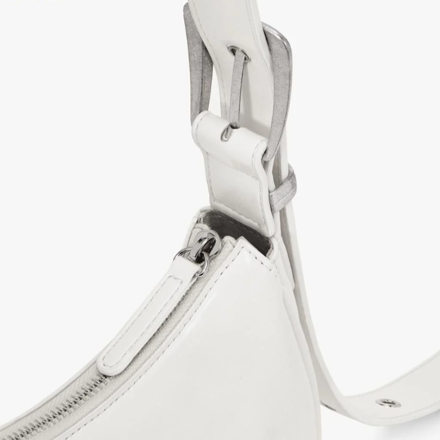  Túi Xách FindKapoor Korea - Belty Bag 25 Crinkled - White 