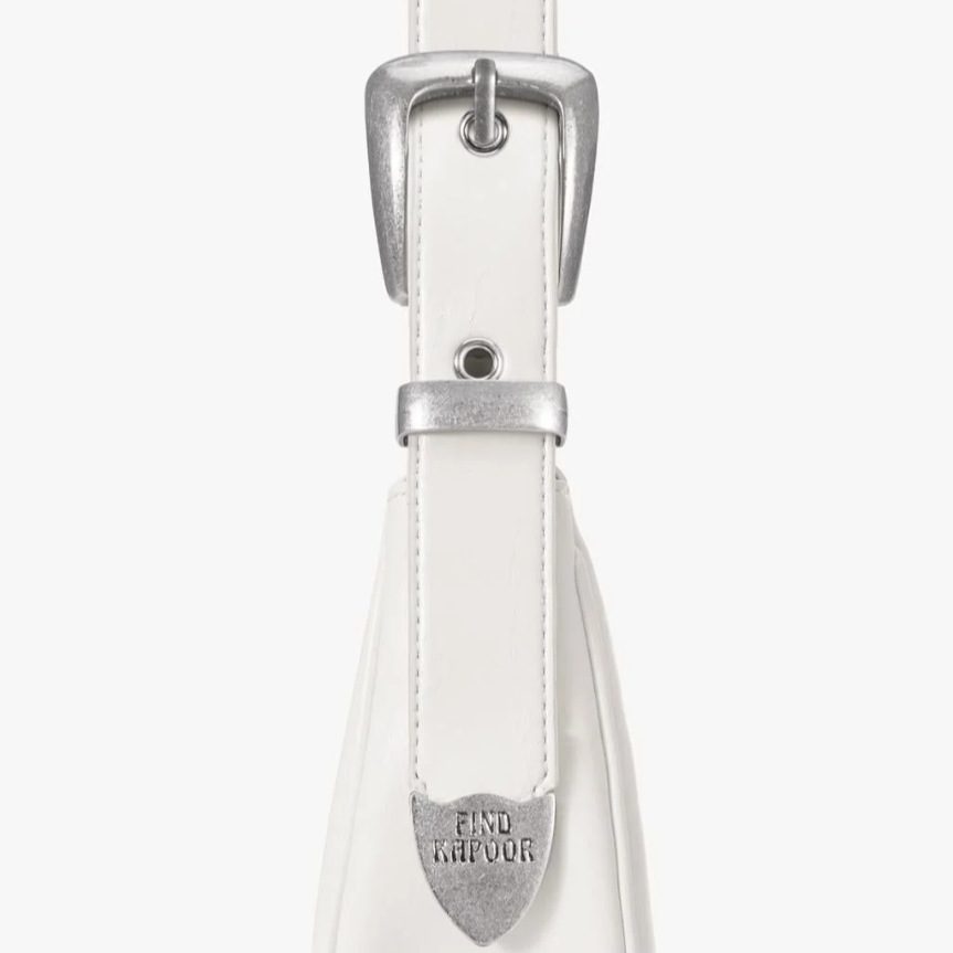 Túi Xách FindKapoor Korea - Belty Bag 25 Crinkled - White 