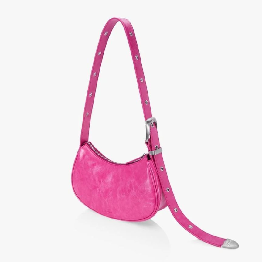 Túi Xách FindKapoor Korea - Belty Bag 25 Crinkled - Magenta 