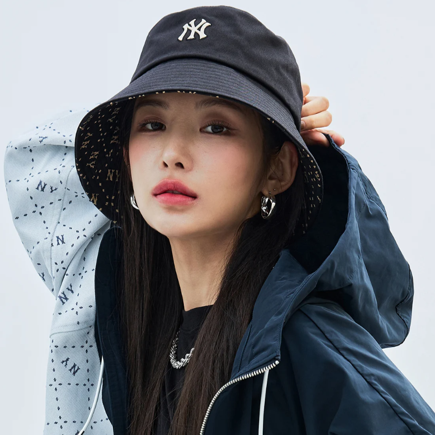  Nón Bucket MLB - [Unisex] Classic Monogram NY - 3AHTM103N 