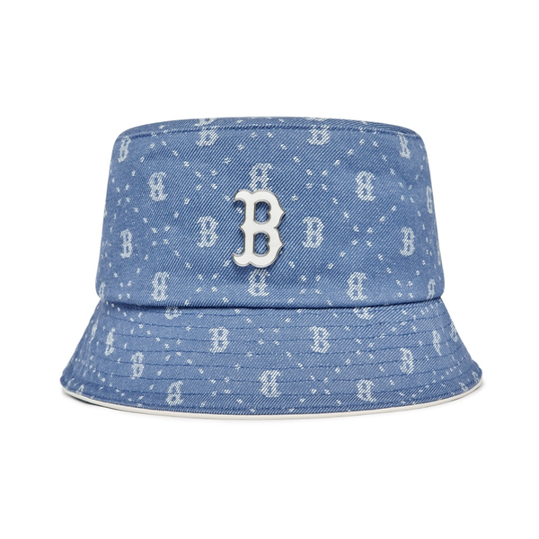  Nón Bucket MLB - Denim Dia Monogram NY Yankees - 3AHTMD13N-43SBL 