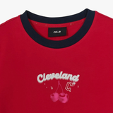  Áo Thun Semi-Crop MLB [Nữ] Summer Fruits Lifestyle - 3FTSN6363-45RDN 
