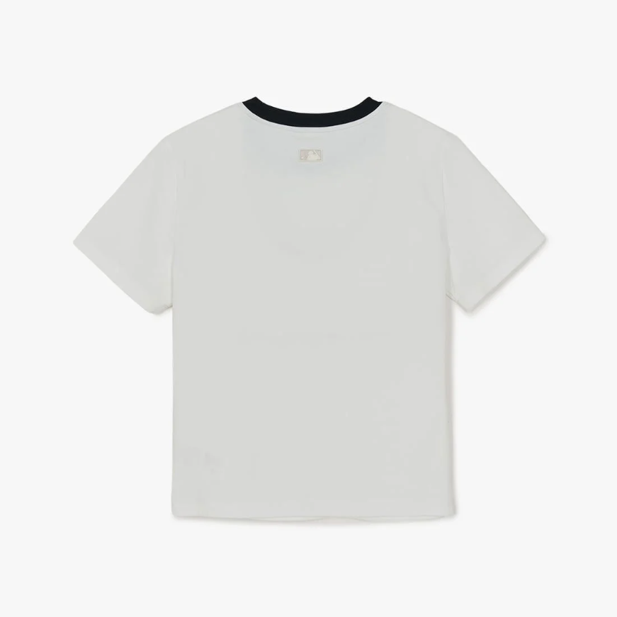  Áo Thun Semi-Crop MLB [Nữ] Summer Fruits Lifestyle - 3FTSN6363-50WHS 