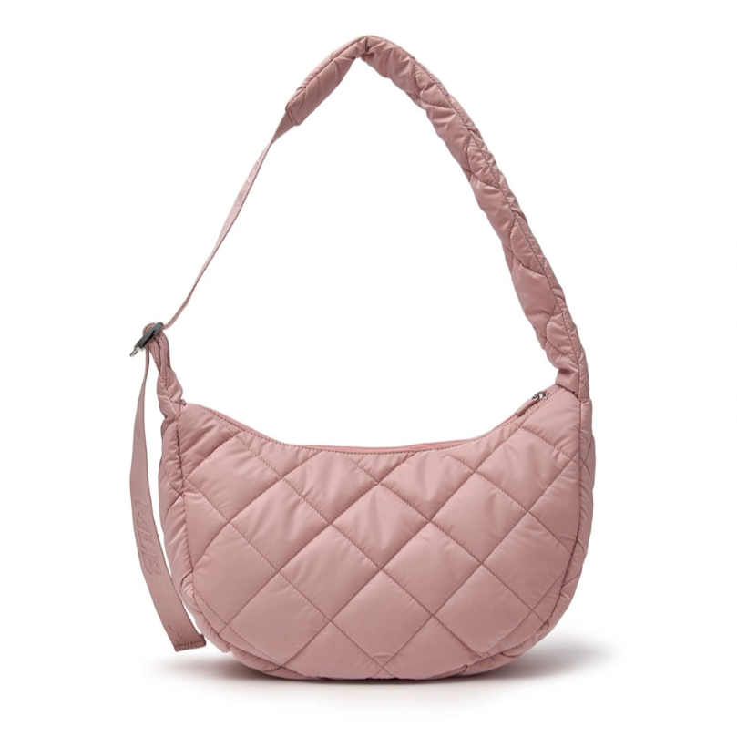  Túi Xách MLB Korea - Curve Padded Hobo NY - 3ABQL064N-50PKM 