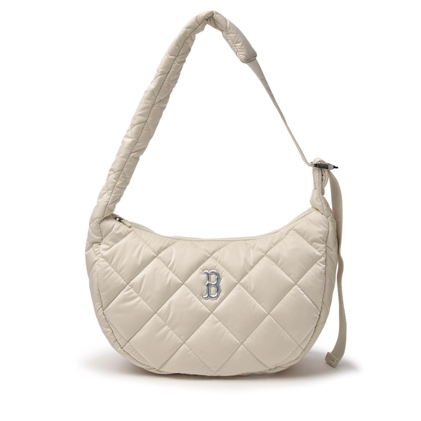  Túi Xách MLB Korea - Curve Padded Hobo Boston - 3ABQL064N-43CRD 
