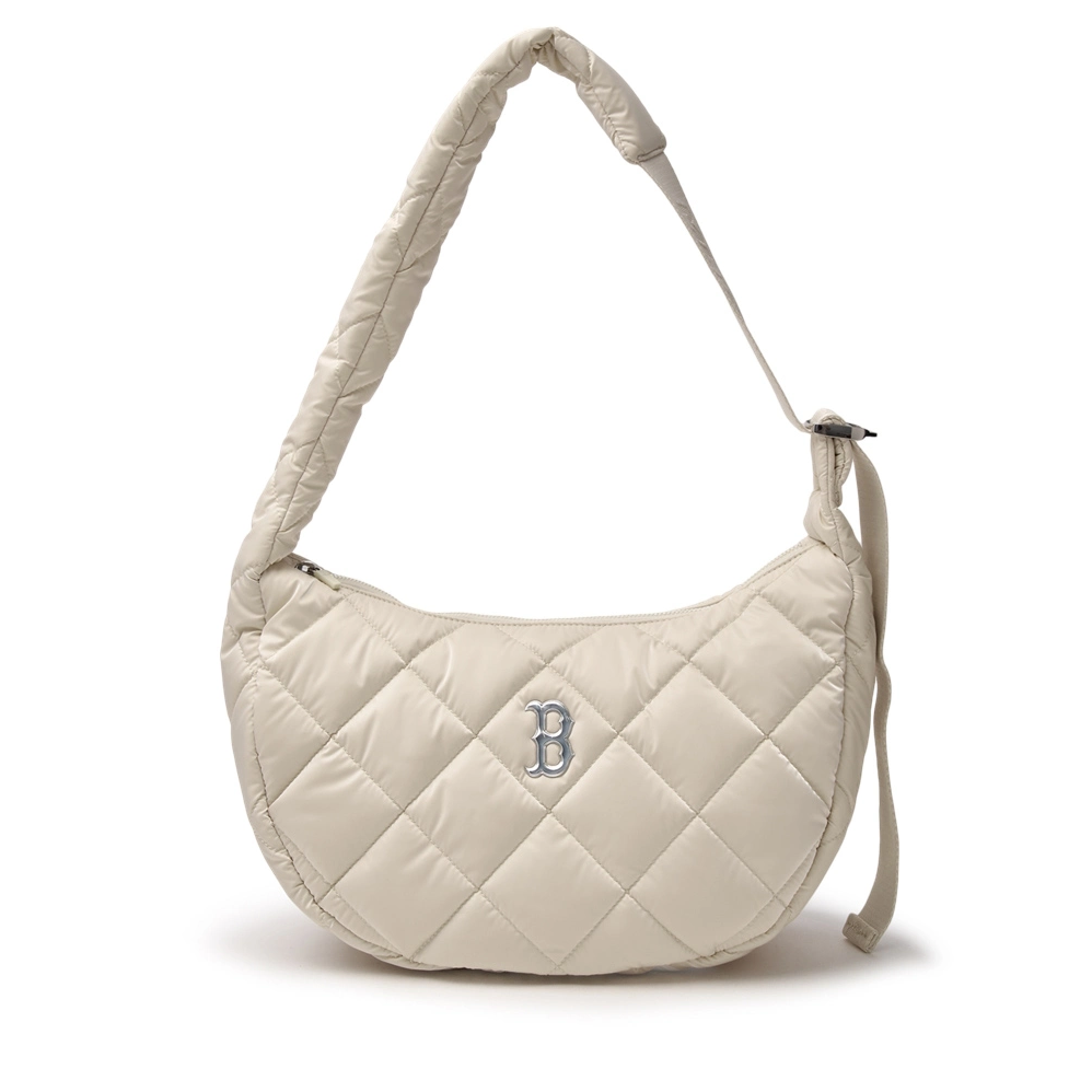  Túi Xách MLB Korea - Curve Padded Hobo Boston - 3ABQL064N-43CRD 