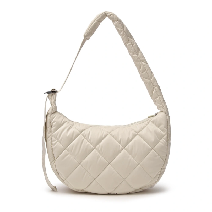  Túi Xách MLB Korea - Curve Padded Hobo Boston - 3ABQL064N-43CRD 