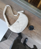  Túi Xách MLB Korea - Curve Padded Hobo Boston - 3ABQL064N-43CRD 