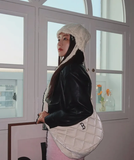  Túi Xách MLB Korea - Curve Padded Hobo Boston - 3ABQL064N-43CRD 
