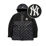  Áo Khoác Gió MLB Dia Monogram Color Block Jacquard Windbreaker Black - 3AWJM0241-50BKS 
