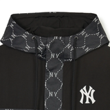  Áo Khoác Gió MLB Dia Monogram Color Block Jacquard Windbreaker Black - 3AWJM0241-50BKS 